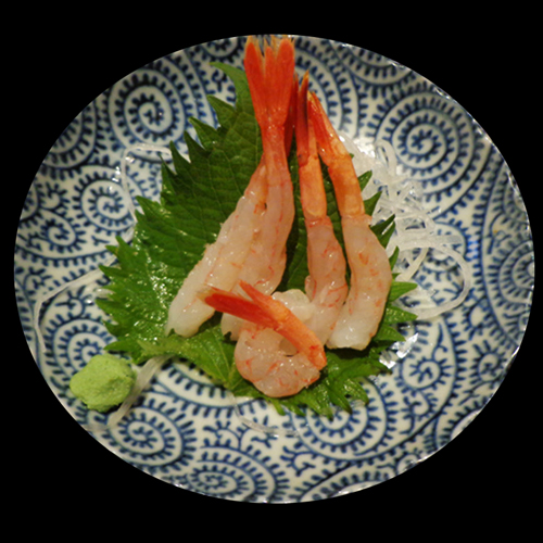 AMA-EBI  (SWEET PRAWN)></img>
</br></div><div class='ginput_container ginput_container_singleproduct'>
					<input type='hidden' name='input_92.1' value='甘えびAMA-EBI  (SWEET PRAWN) SASHIMI' class='gform_hidden' />
					<span class='ginput_product_price_label'>Price:</span> <span class='ginput_product_price' id='input_1_92'>£ 4.20</span>
					<input type='hidden' name='input_92.2' id='ginput_base_price_1_92' class='gform_hidden' value='£ 4.20'/>
					 <span class='ginput_quantity_label'>Quantity:</span> <input type='number' name='input_92.3' value='' id='ginput_quantity_1_92' class='ginput_quantity' size='10' min='0'  />
				</div></li><li id='field_1_91'  class='gfield gf_middle_third gfield_price gfield_price_1_91 gfield_product_1_91 field_sublabel_below field_description_above gfield_visibility_visible' ><label class='gfield_label' for='input_1_91_1' >いか IKA (SQUID) SASHIMI</label><div class='gfield_description' id='gfield_description_1_91'><img src=